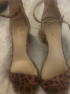 Lulus Harper Leopard Print Sandals